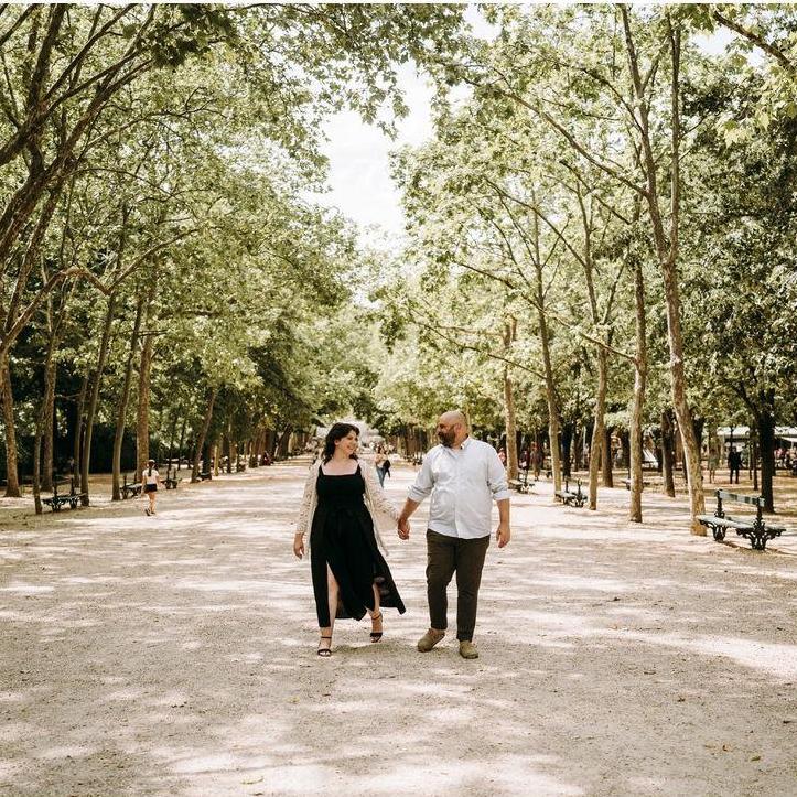 Engagement photos in Paris