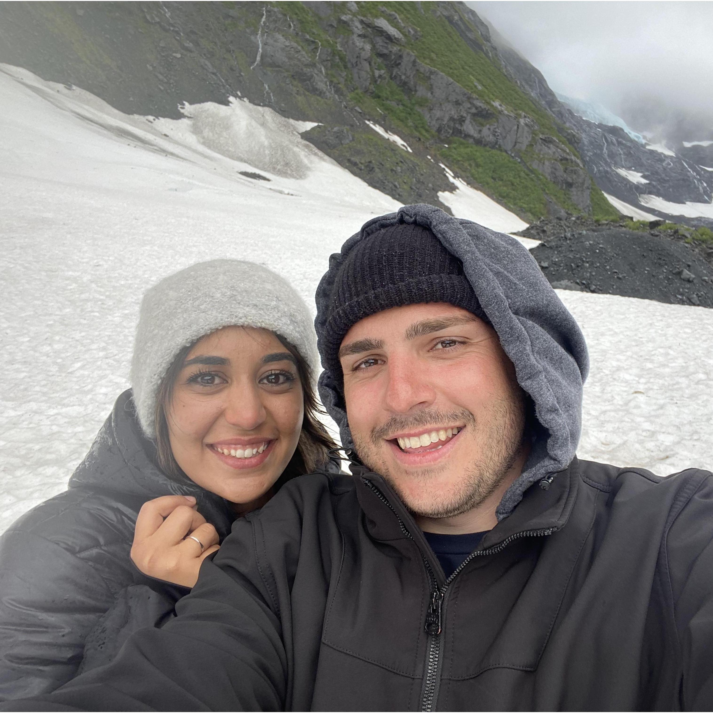 Fun fact: The couple loves to travel together! Their trip to Alaska was their favorite!