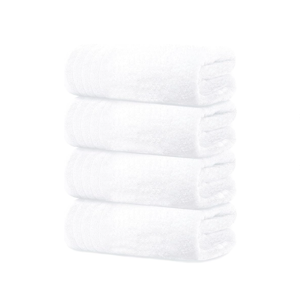 Tens Towels Pack of 4 Extra Large Bath Towels 30 x 60 Inches, 100% Cotton, Larger & Lighter Weight, Quicker to Dry, Super Soft and Absorbent, Perfect for Bathroom, White