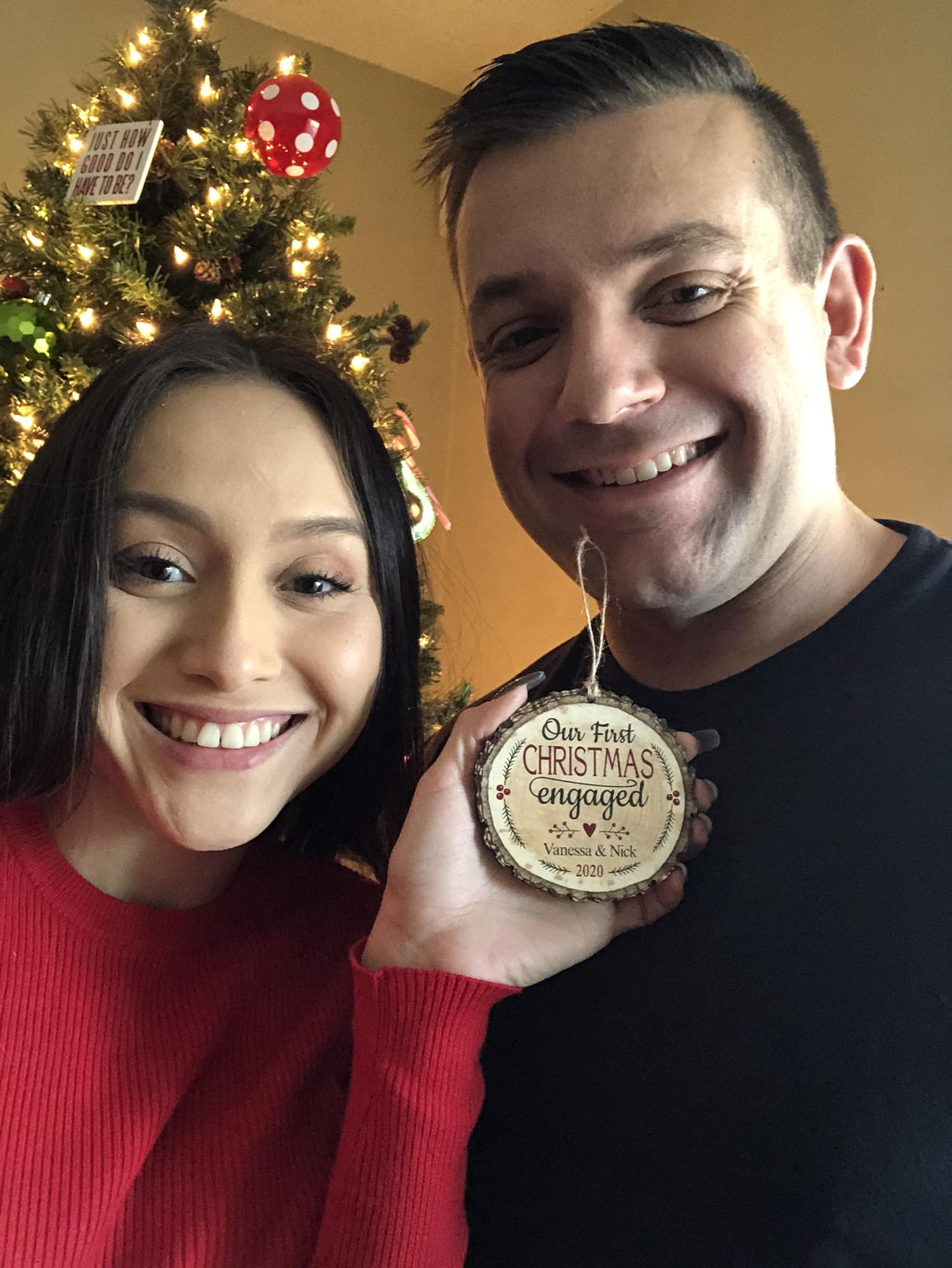 Our first Christmas engaged!! 2020