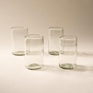 Hand-Blown Tall Tumbler, Set of 4