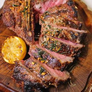 Steak Dinner in Tuscany