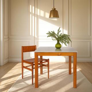 Elliot Square Marble Top Dining Table