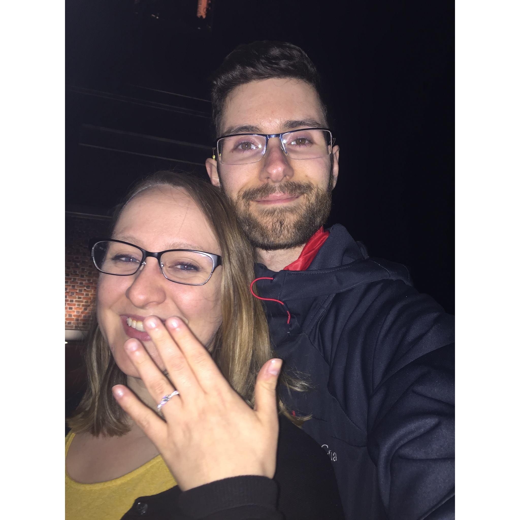 Right after Sam proposed :)