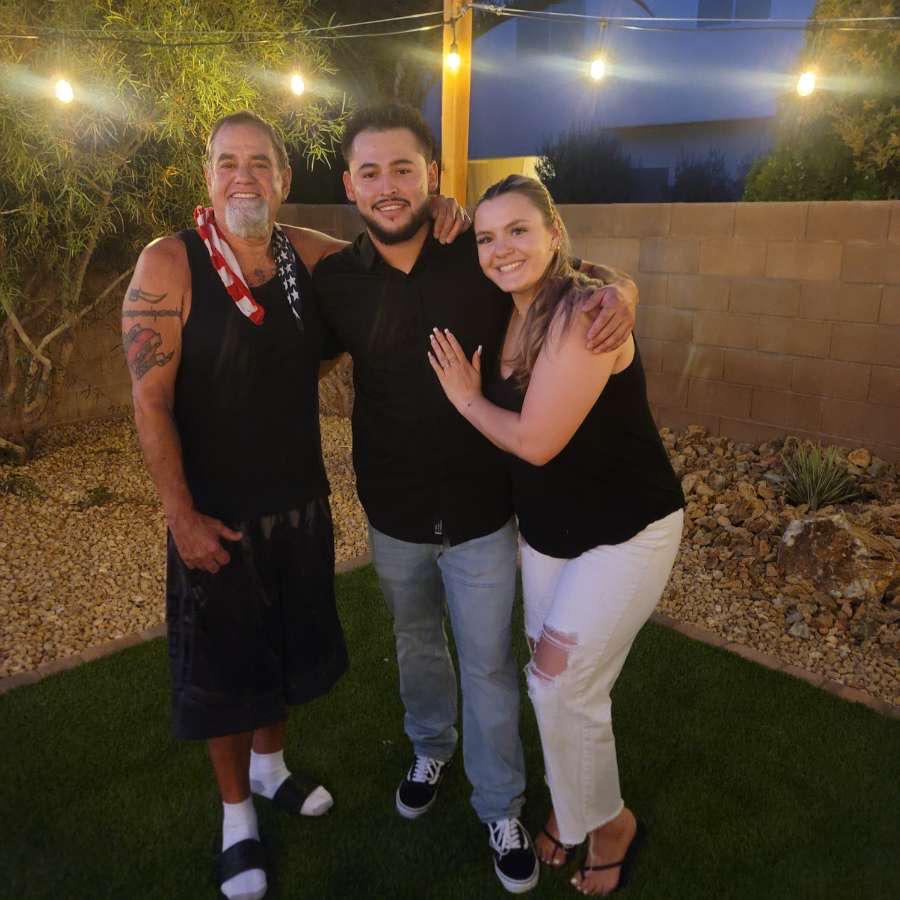 Shy Louie and Huey Shy’s dad on the YES day!