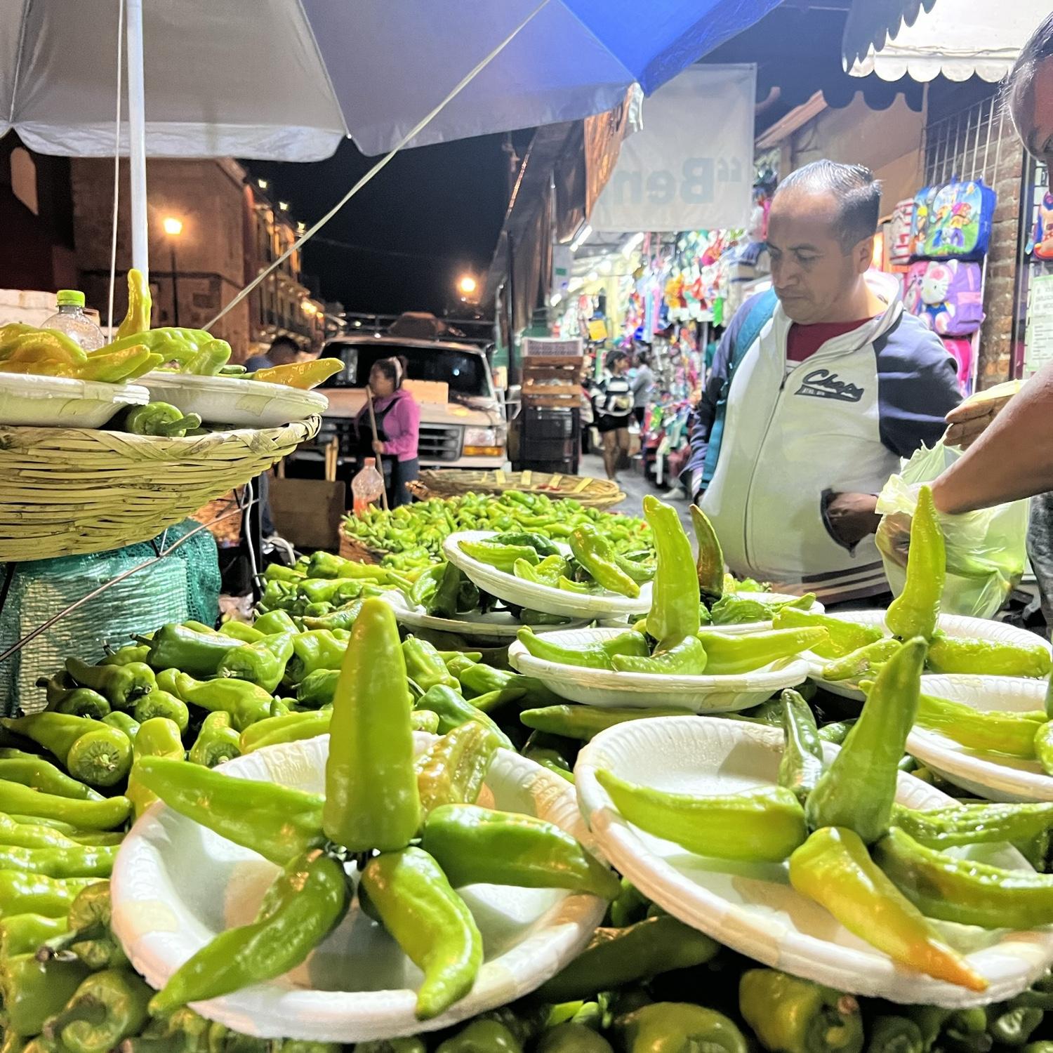 Chiles de agua are a local specialty and one of Monica’s favorites. Best prepared on the grill with a healthy dose of lime and salt.