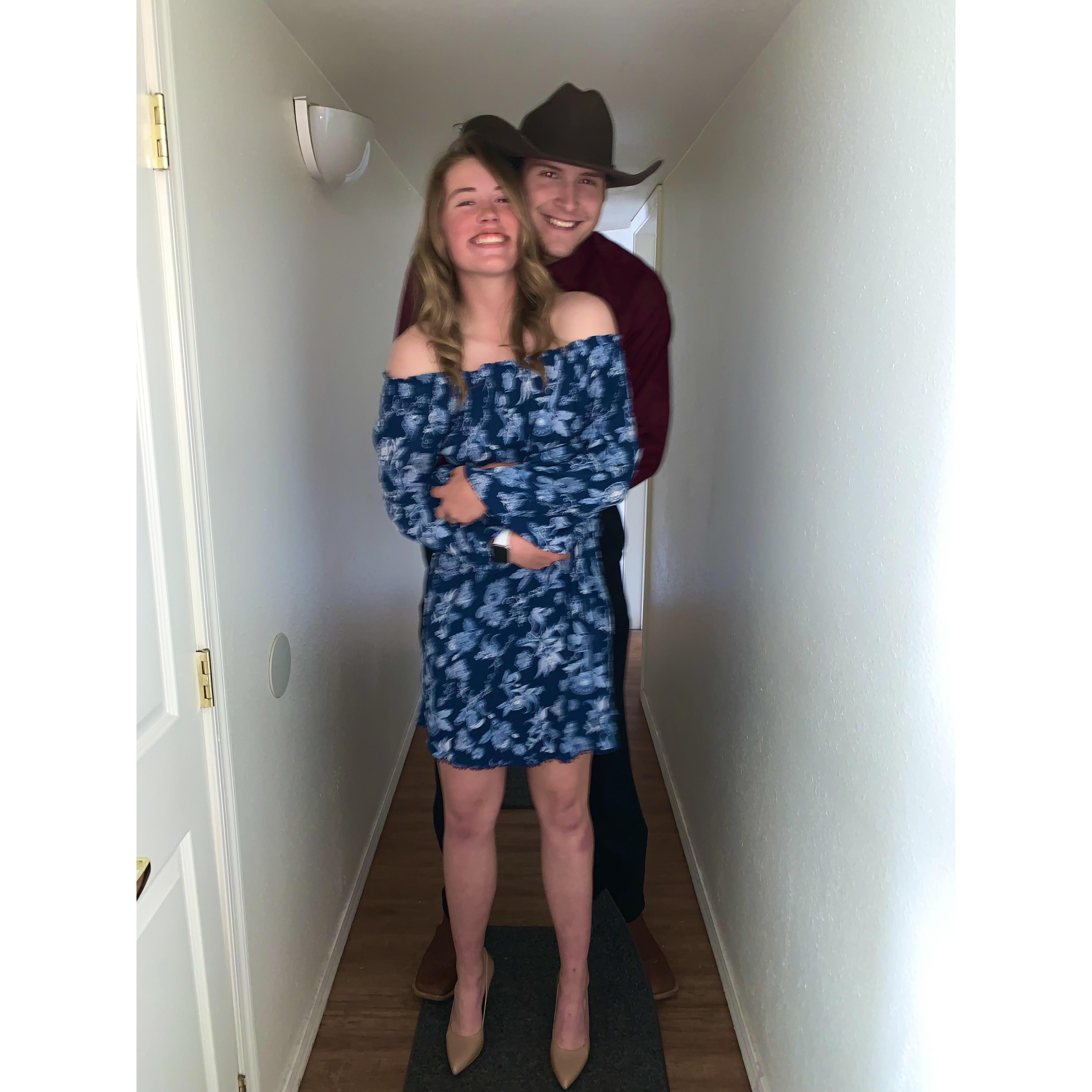 Our first year together at the end of the year Athletic Banquet