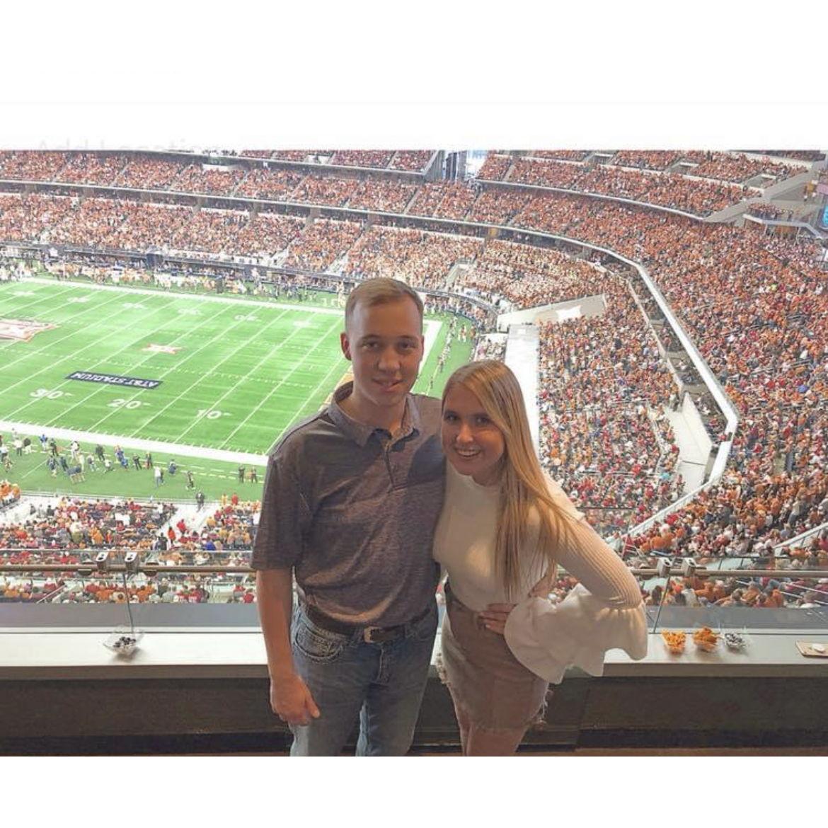 We went to the UT vs OU college championship game!