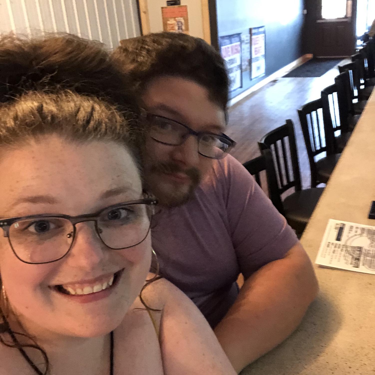 Exploring our local bar in our new town