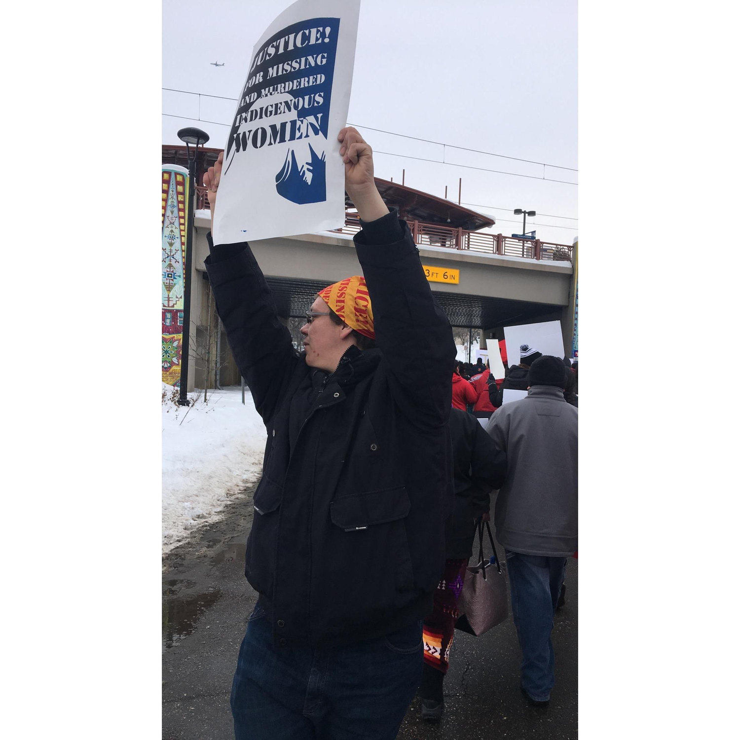 Protesting MMIW because the lives of indigenous women everywhere are IMPORTANT.