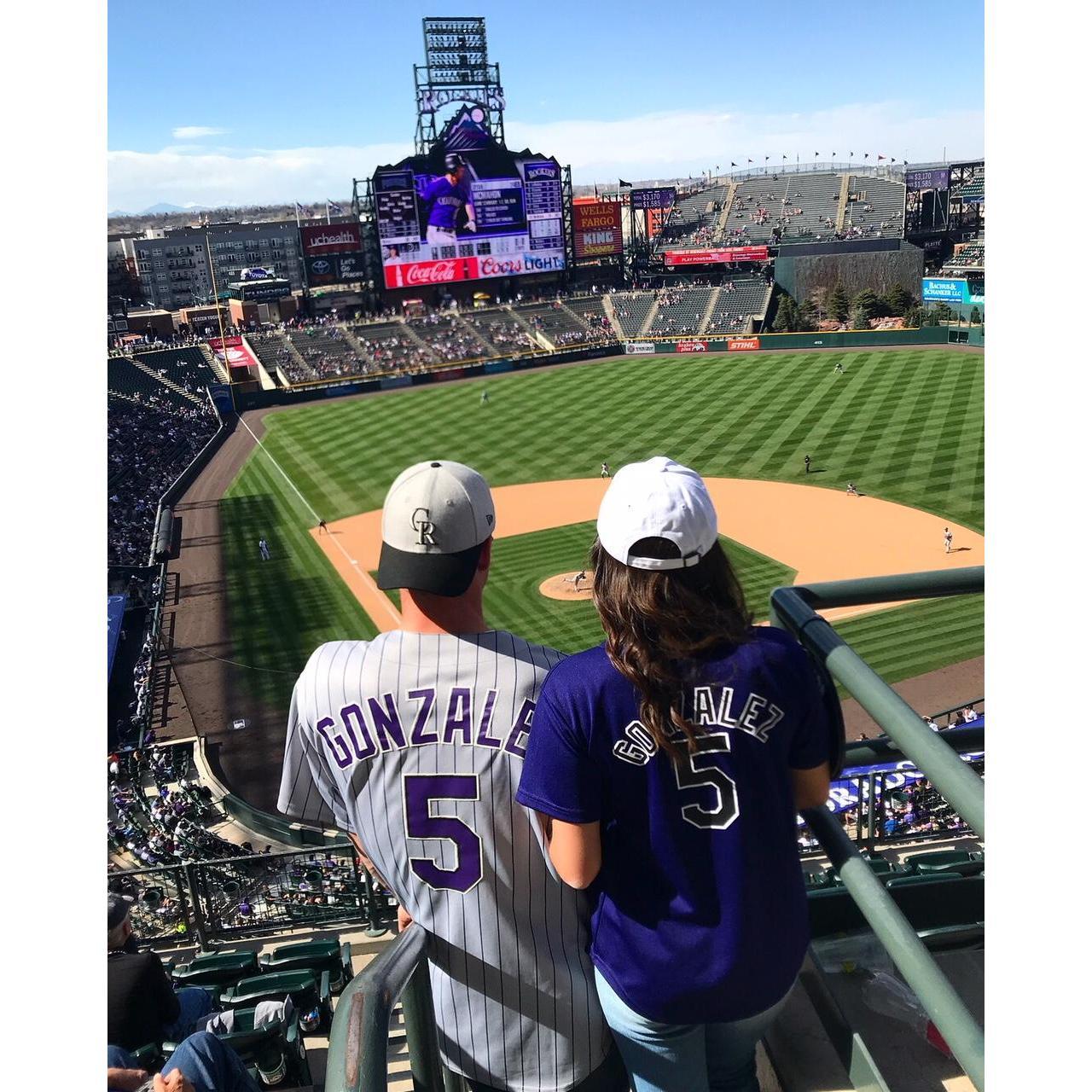 One of many Colorado Rockies Games!