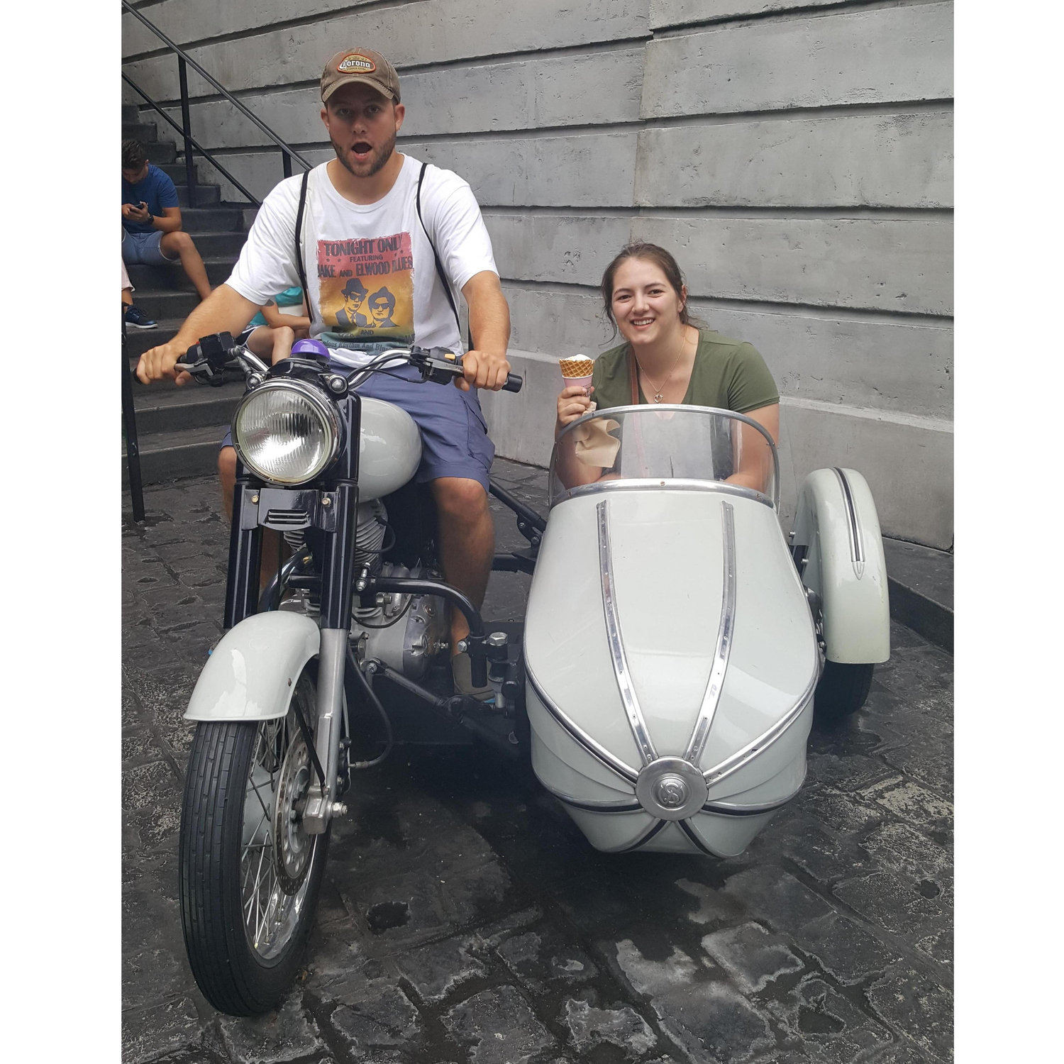 Hagrid's Motor Bike in Diagon Alley