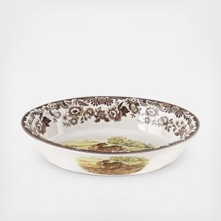 Woodland Oval Rim Dish