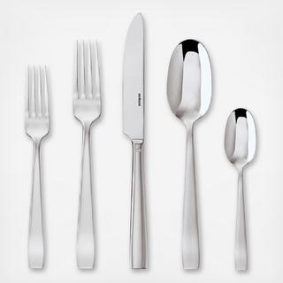 Flat 5-Piece Flatware Set, Service For 1