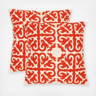 Moroccan Throw Pillow, Set of 2