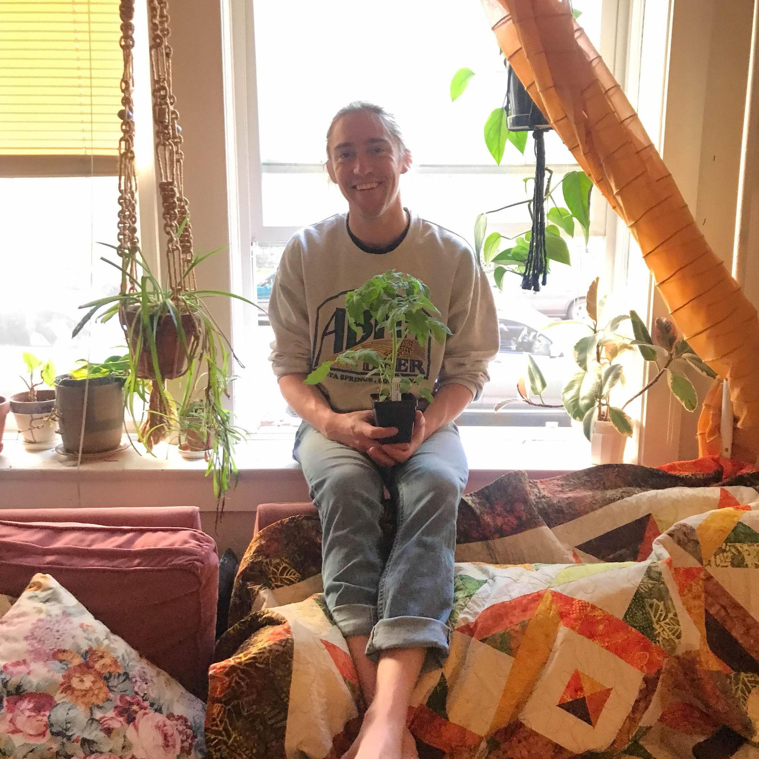 Ry SO PROUD of his home garden