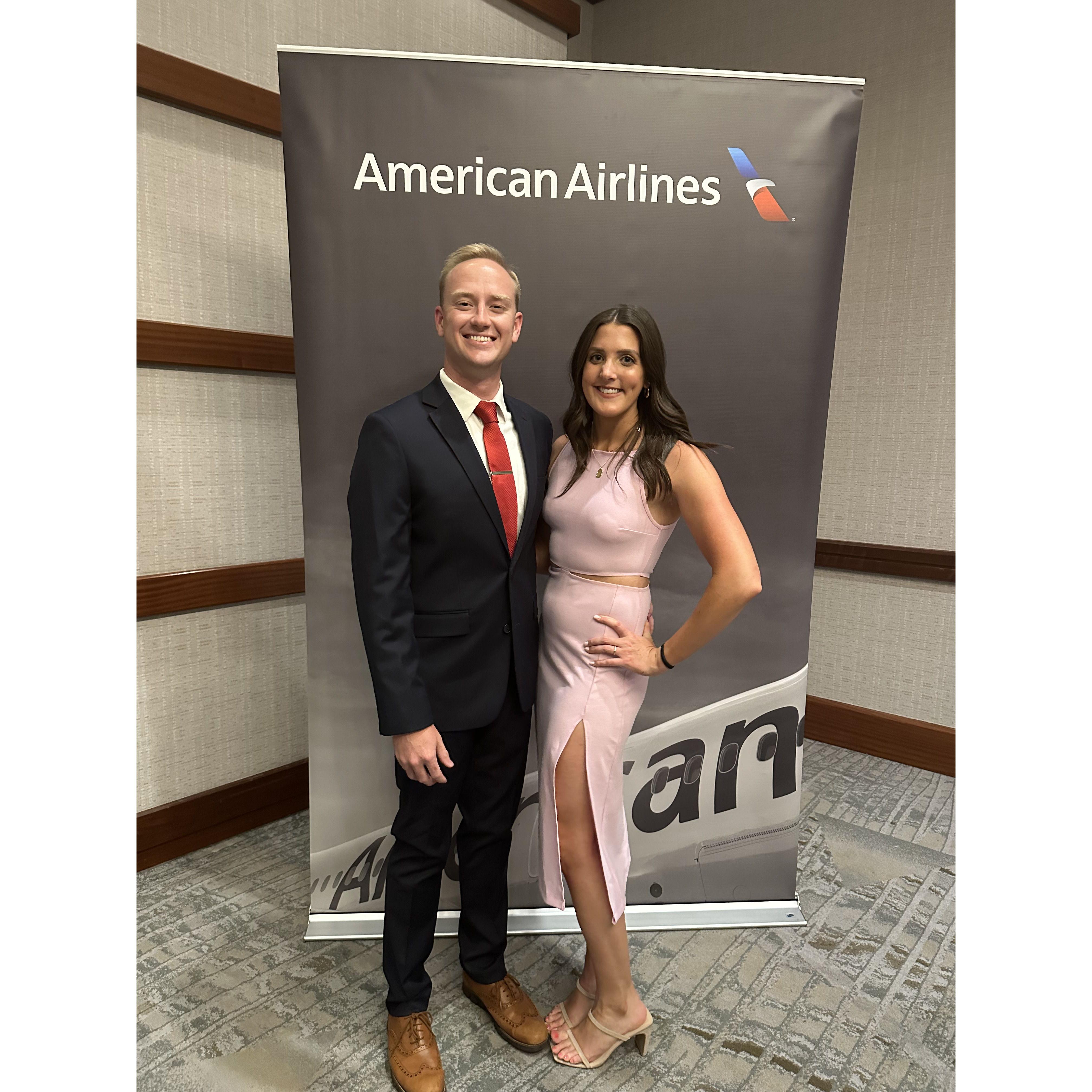Andrew's New Hire Welcome Dinner at American Airlines