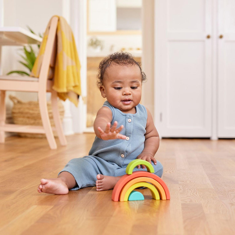 Lovevery, Montessori Rainbow Stacker | Zola Baby