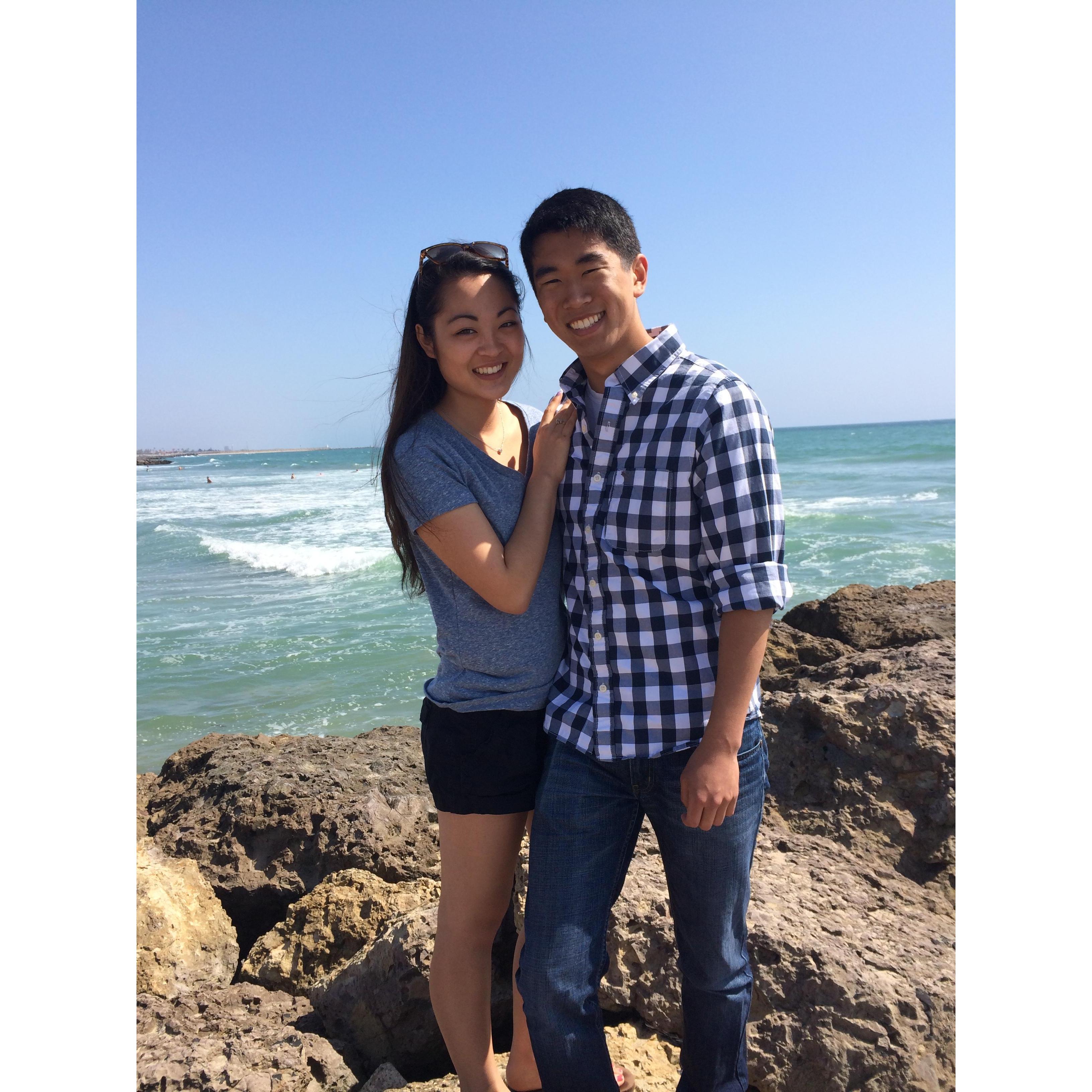 You know it's "official" when you post a FB profile pic together.....