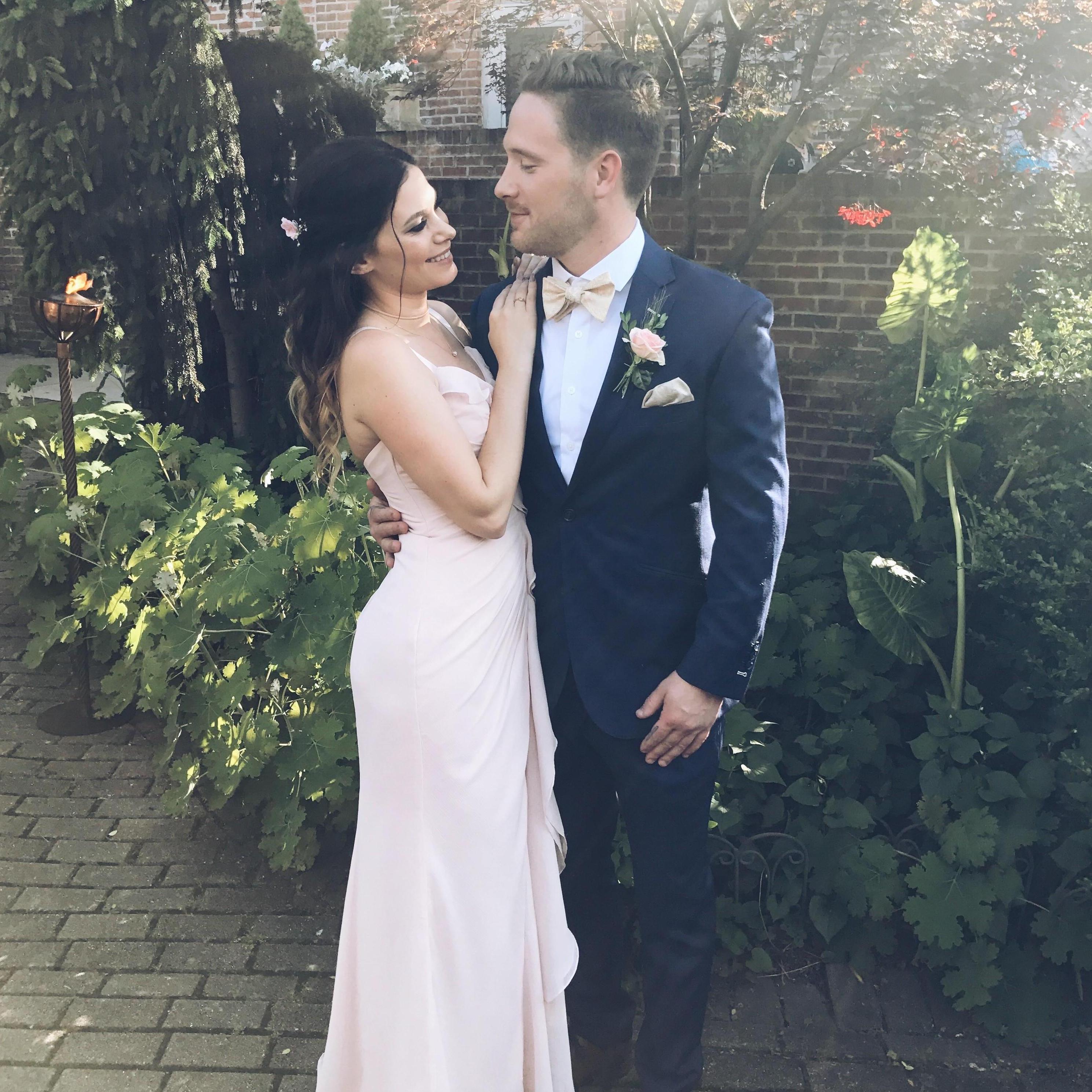 Our first time as wedding dates