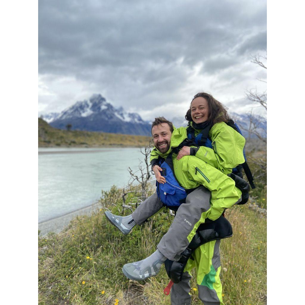 Kayaking towards the glaciers into a strong headwind was quite the challenge!