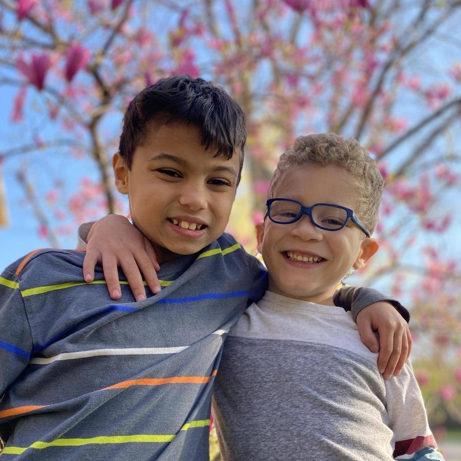 Jude and Rhys welcoming Spring