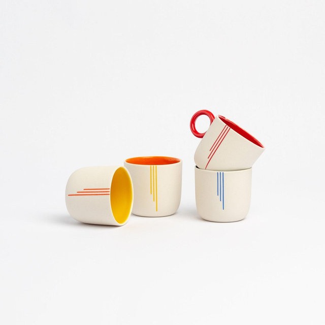 Handmade Porcelain Espresso Cup: Minimalist Ceramic Coffee Mug