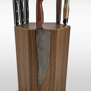 360 Knife Block, Walnut