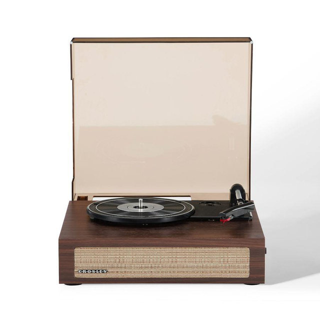 Crosley Scout Record Player, Walnut