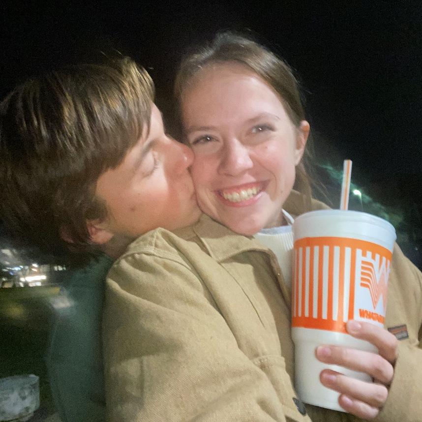 No other way to celebrate two years of dating then with some Dr. Pepper shakes!