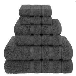 American Soft Linen Luxury Turkish 6 Piece Towel Set, 100% Cotton Soft Absorbent Bath Towels for Bathroom