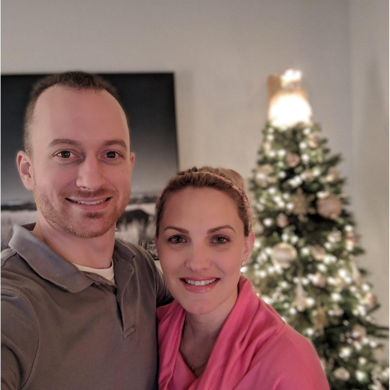 We successfully decorated our own tree!