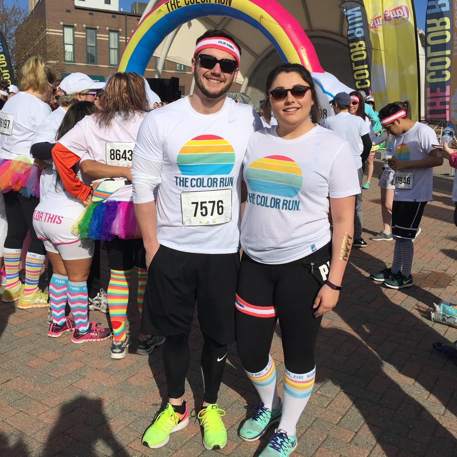 The first Color Run we did together
