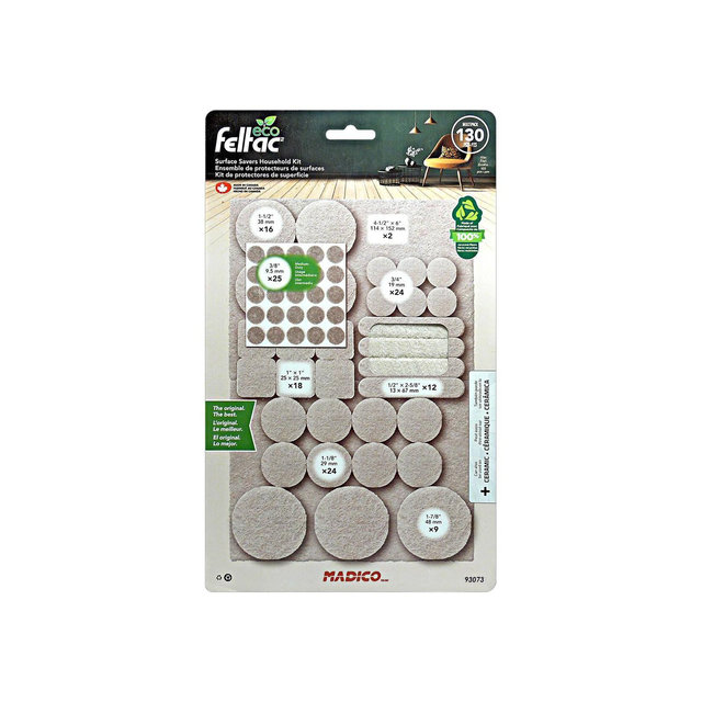 Richelieu Eco Feltac Furniture Slides Bonus Packs and Multipacks Beige