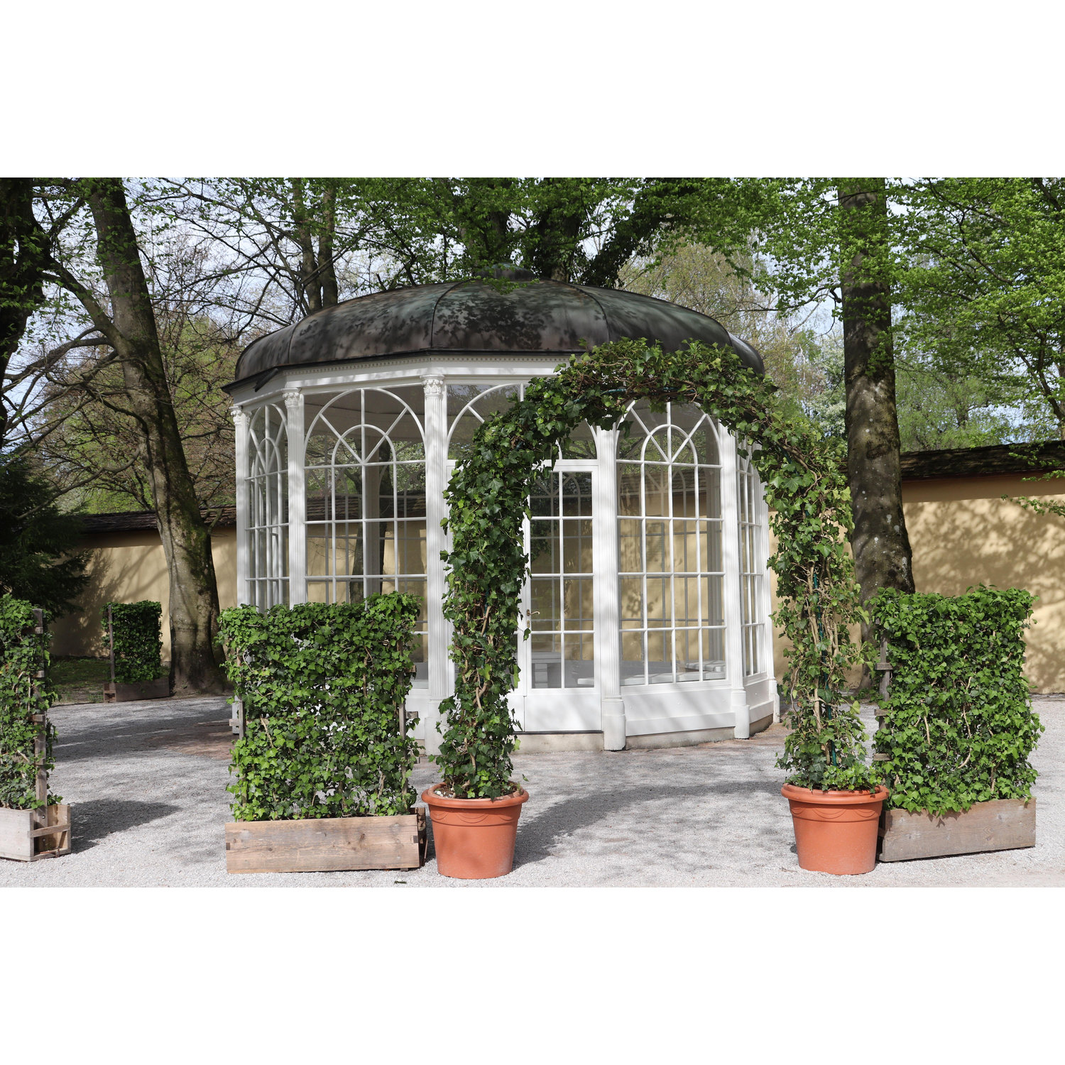 For those that may not know, this is the famous gazebo in Salzburg Austria where numeral famous iconic scenes from "The Sound of Music" were filmed.
