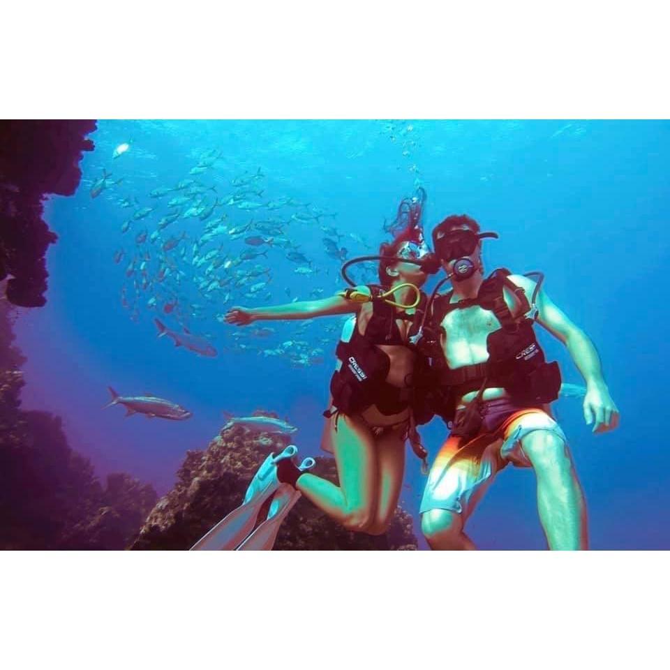 Scuba diving in the Cayman Islands! (Yazmin's favorite hobby)
