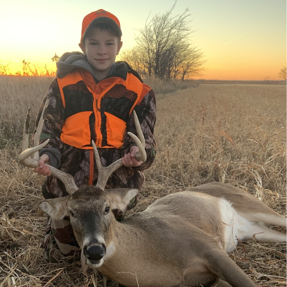 Kalob's first dear, Jan. 2021