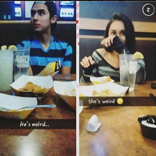First date to Buffalo Wild Wings, we were babies.
Nuestra primera cita fue en Buffalo Wild Wings. Eramos unos bebes.