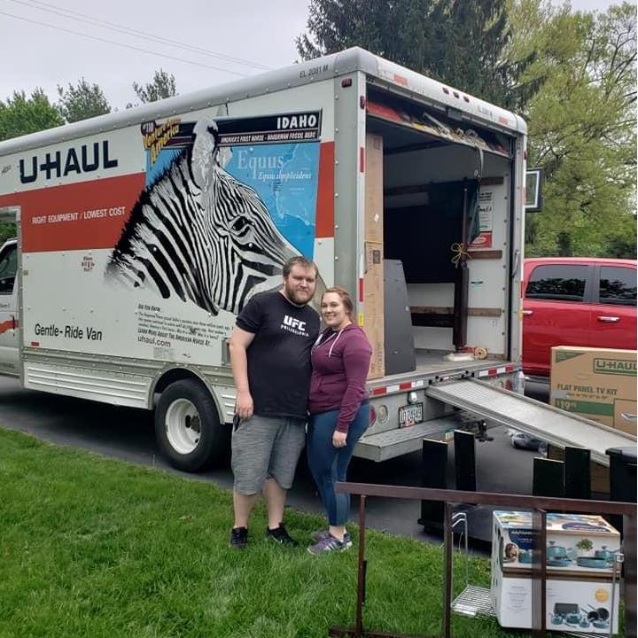 The day we moved into our apartment - May 2019