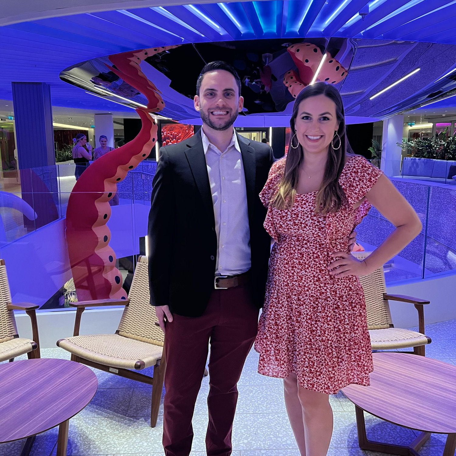 Next favorite vacation after Mexico is a cruise! Here we were on Virgin Voyages, an adults only cruise line. Highly recommend! February 2023.