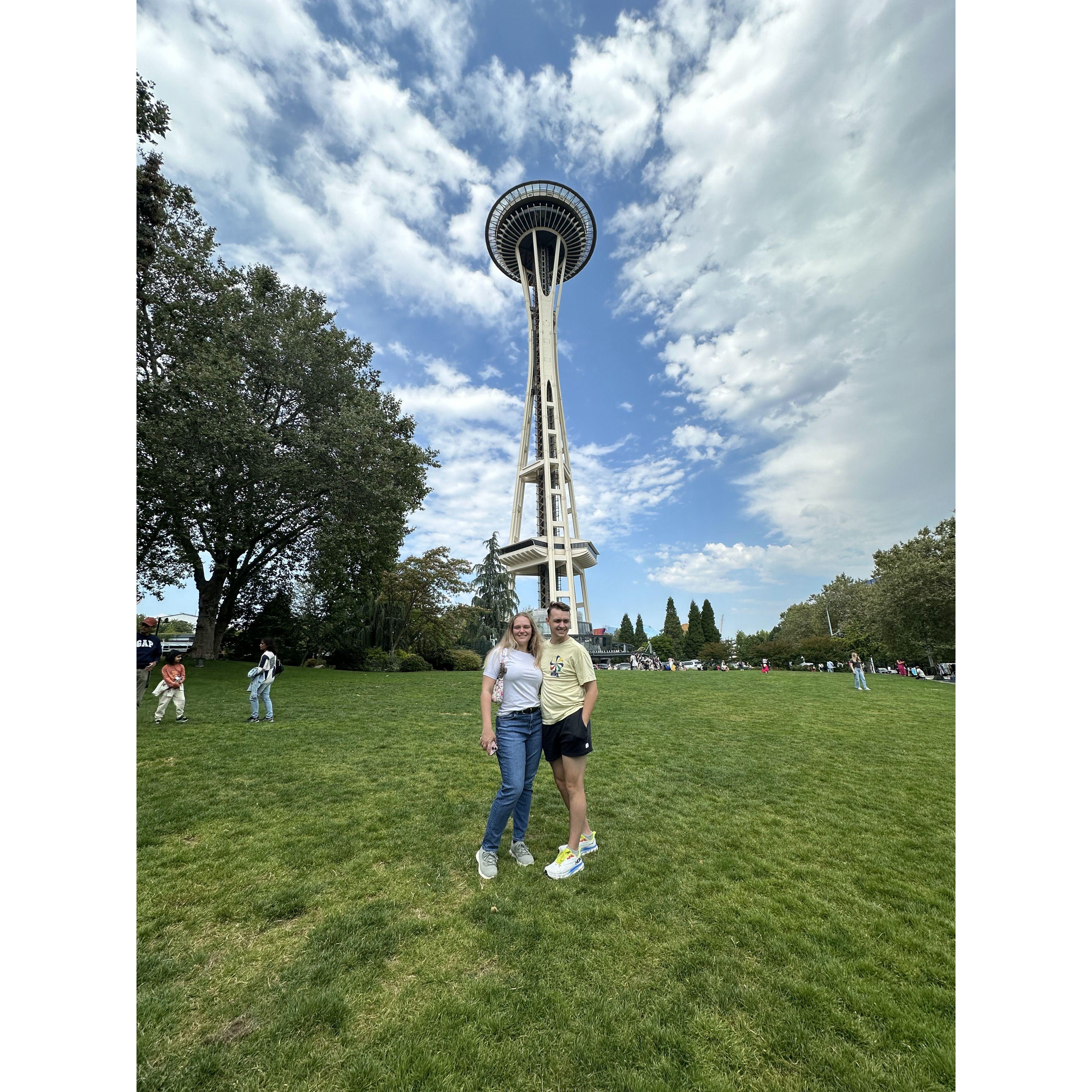 Seeing the space needle - Seattle