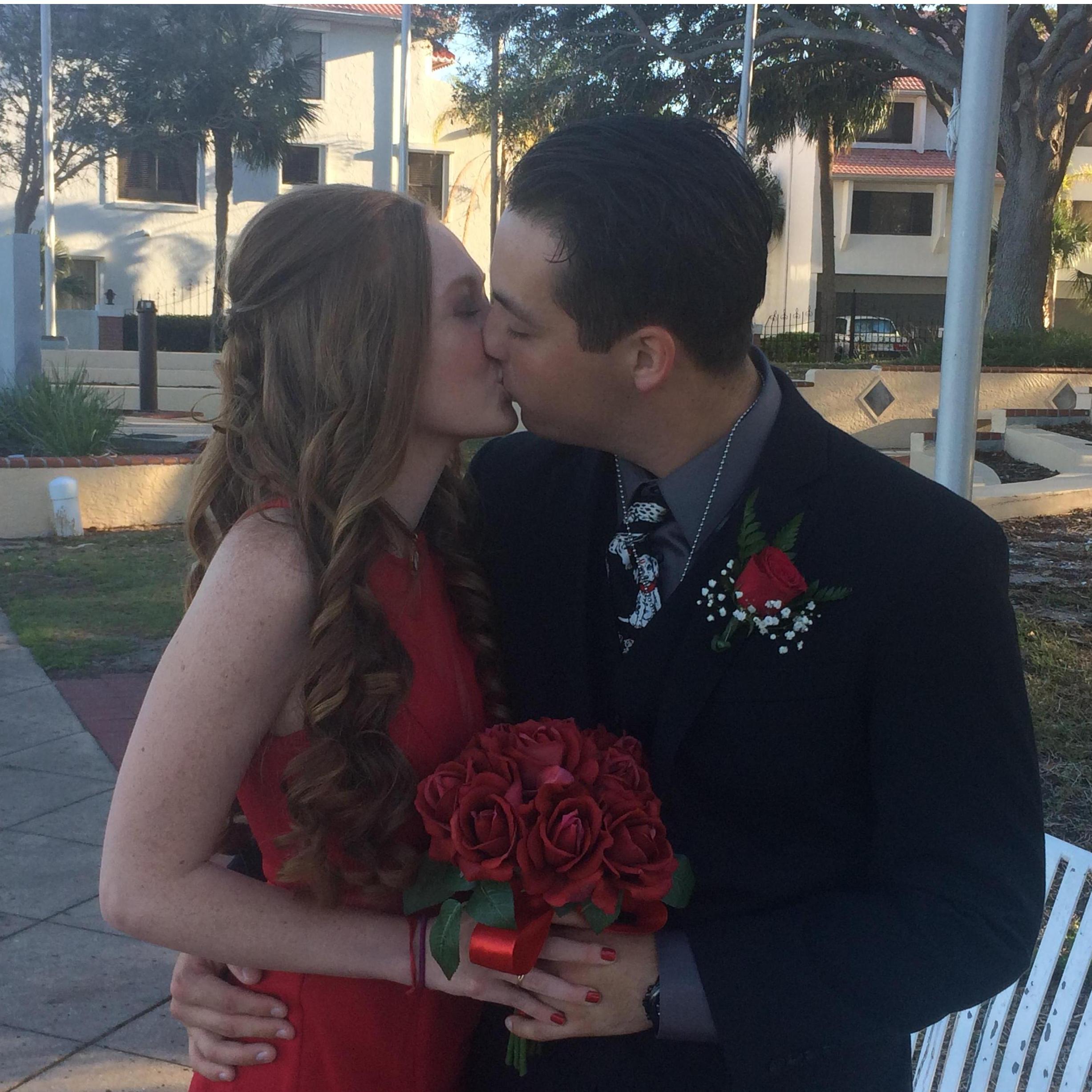 Anastasia's senior prom