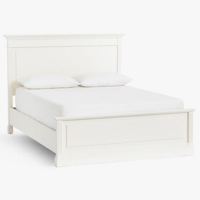 Livingston Bed, King, Montauk White