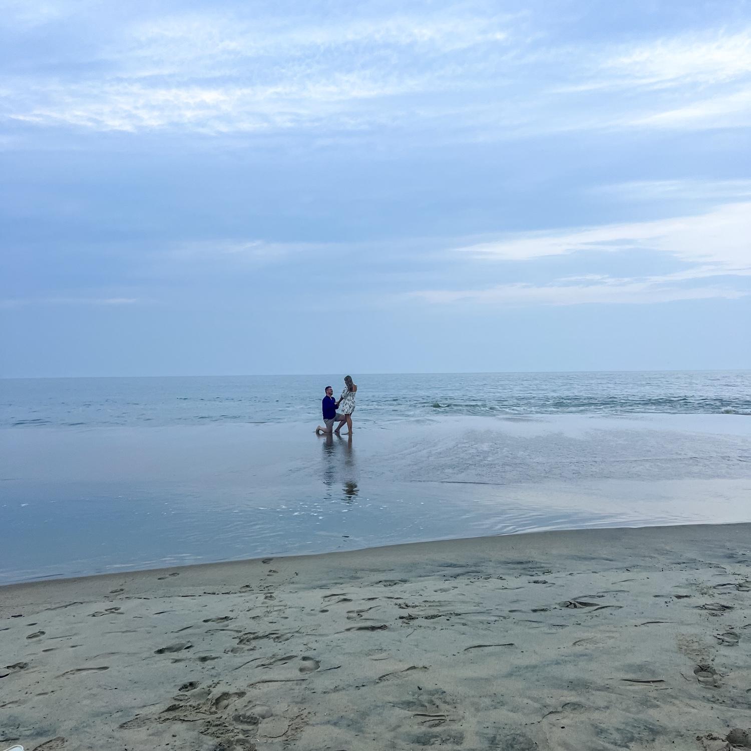 The day he asked and she said yes!💍