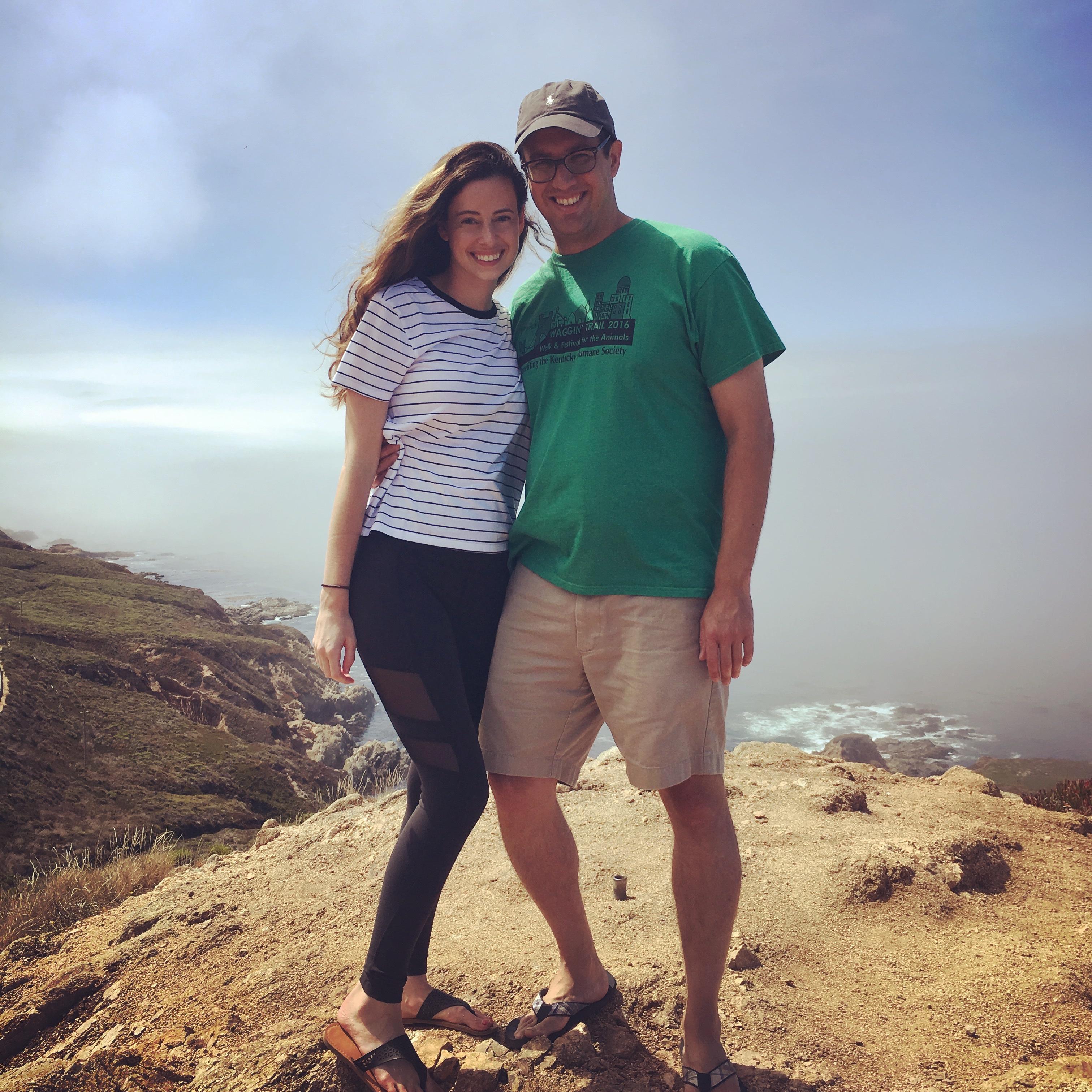First time driving part of the California coast together.  We are hoping to be able to do this again for part of our honeymoon.