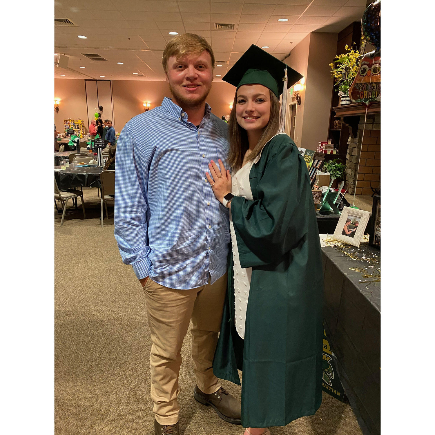 Anna's high school graduation, class of 2021!