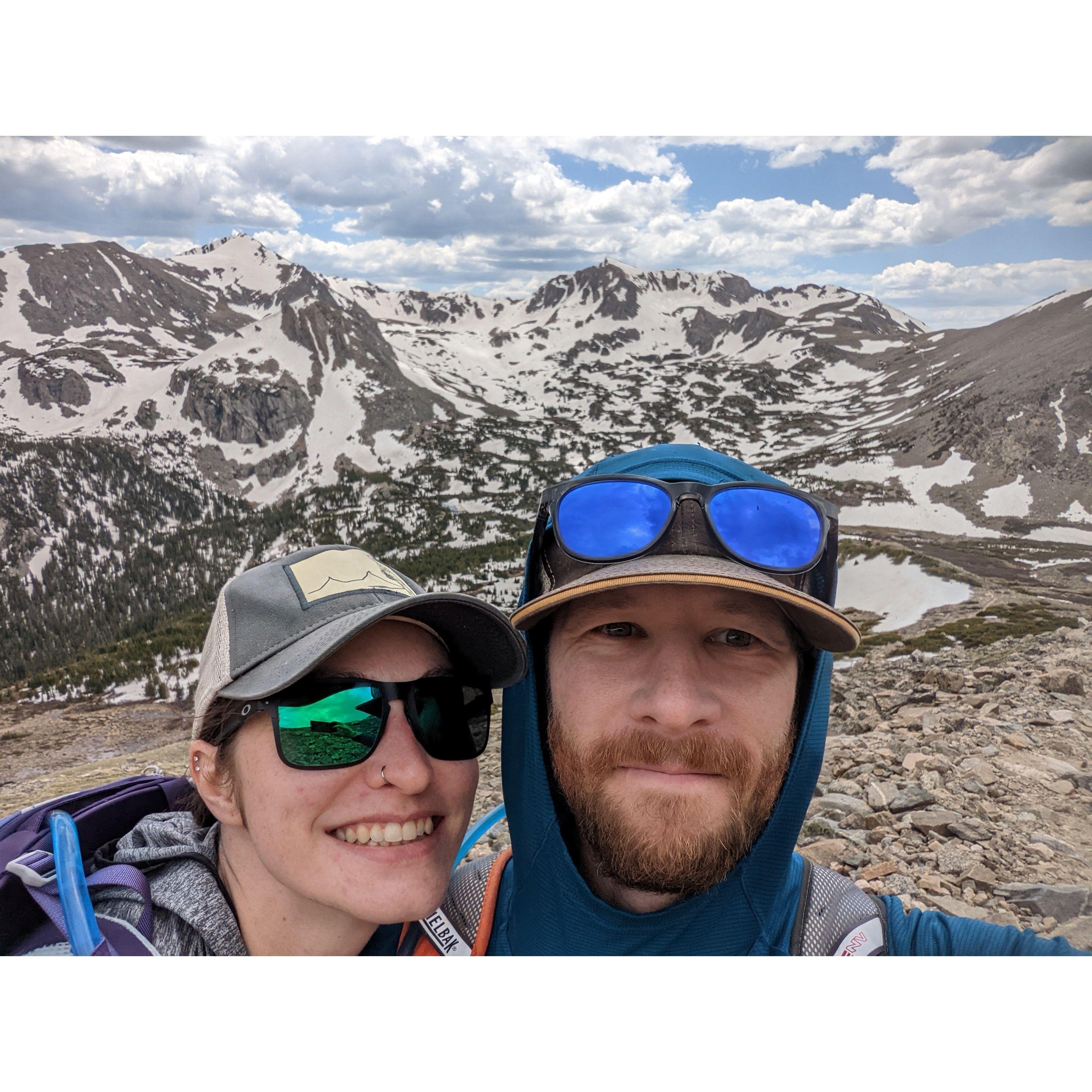 One of our first hikes together