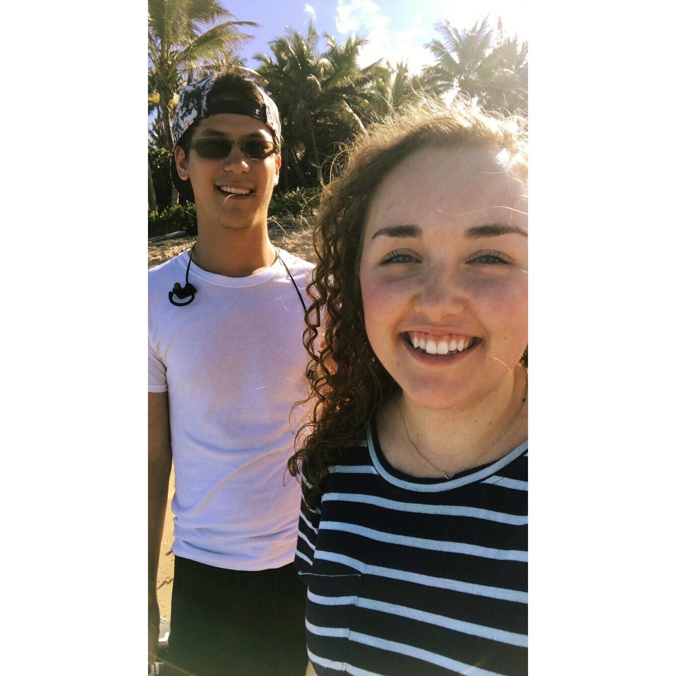 That one time we actually went to the beach