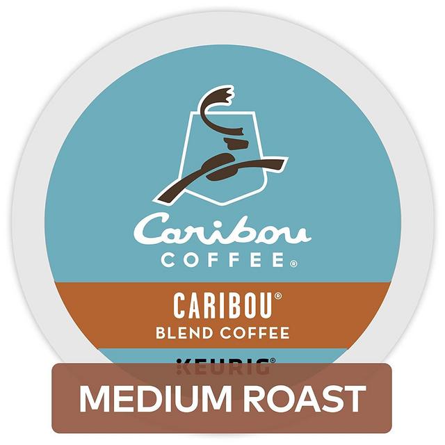 Caribou Coffee Single-Serve K-Cup Pod, Caribou Blend Medium Roast Coffee, 72 Count (6 Boxes of 12 Pods)