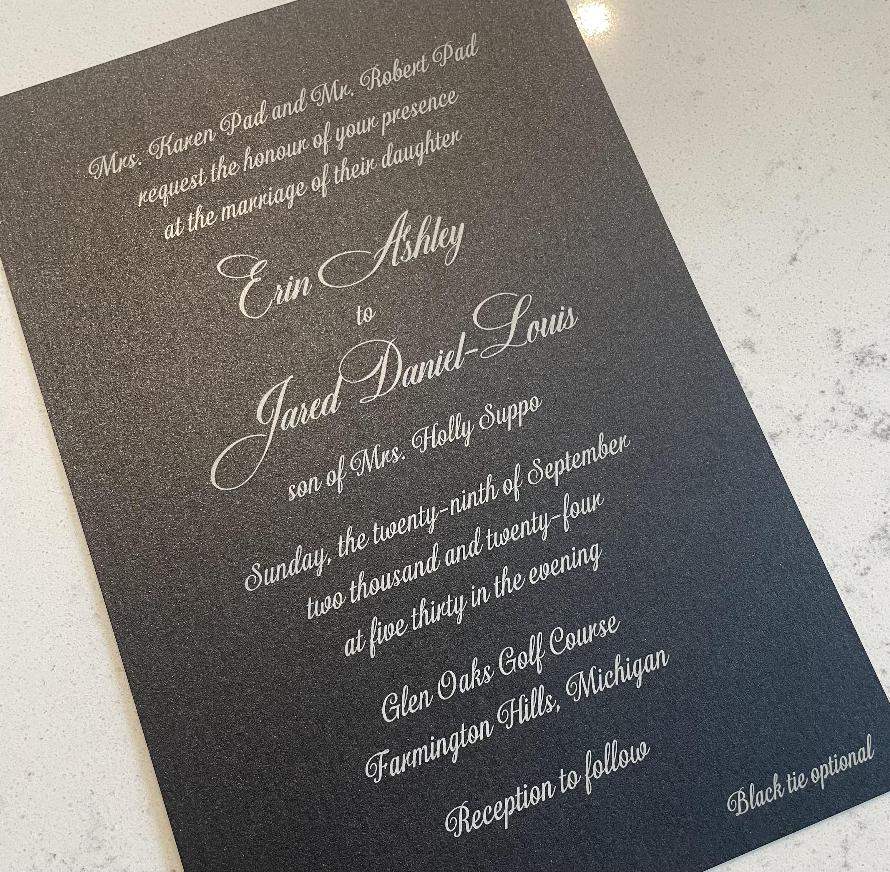 The Wedding Website of Erin Pad and Jared Suppo